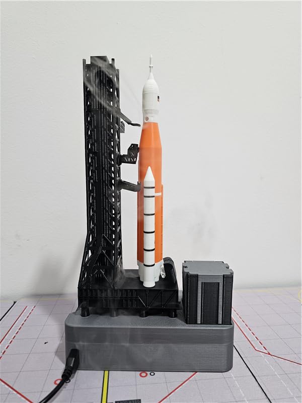 CYBERTOFU 1:400 NASA Artemis SLS Orion Launch Tower Set Rocket Model with Humidifier