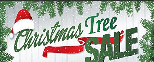 2x8 Ft Christmas Tree Sale Flag Business Banner Advertising Pennant Store Shopping Sign