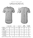 URBANCREWS Mens Hipster Hip Hop Melange Elong Crewneck T-Shirt Charcoal XLarge