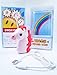 Unicorn Emoji Stuff Emoticon External Battery Power Bank|2600mAh 5V/1.5A|,Adorable Unicorn Emoji Stuff Portable Charger Backup Pack With 3.2FT Micro USB Cable For IOS&Android Phone By Jack&Chloe,Pink