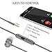 Headphones,UiiSii US80 In Ear Metal Earphones with Microphone Noise Cancelling Earbuds for Iphone Android Smartphone, Laptop ,Tablet, MP3 (Silver)