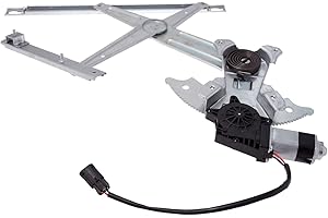 TUCAREST 741-422 Front Left Power Window Lift Regulator with Motor Assembly (Driver Side) Fit for 2002-2008 Do-dge Ram 1500, Ram 2500, Ram 3500 [# 86872 55275599AA 55275599AB]