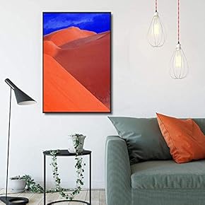 Framed Canvas Home Artwork Decoration Desert Canvas Wall Art for Living Room, Bedroom - 16x24 inches