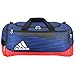 adidas Team Issue Duffel, Medium, Blue Ratio/Scarlet/Black/White