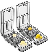 2PCS Pill Cutter for Small or Large Pills - The Best Multiple Pill Splitter Ever - Design in The ...