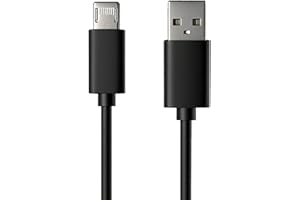 USB to Micro USB Cable, Black 9.9ft (3m),High Speed Data Sync and Charging Cord for Samsung, Android Phones, Kindle, PS4, Pow