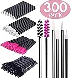 ENVII - The Beauty Brand 300PK Disposable Makeup Applicators, Mascara Wands, Lipstick Applicators, Fine Eyeliner Brush Makeup Artist kit
