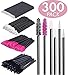 ENVII - The Beauty Brand 300PK Disposable Makeup Applicators, Mascara Wands, Lipstick Applicators, Fine Eyeliner Brush Makeup Artist kit