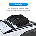 Car Roof Mat Cargo Pad Protective Mat Rack Pad (43’’x36’’) Cushioned Layer Non-slip Heavy Duty Elastic Soft for Car SUV Truck Carrying Cargo Bags Bikes Paddle by Depp's