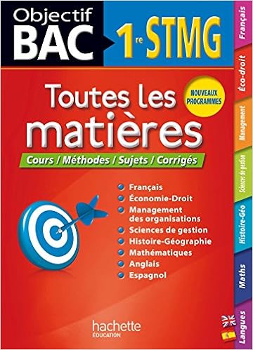 Objectif Bac Toutes Les Matieres 1re Stmg Amazon Fr Collectif Livres