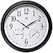 24 inch Black Wall Clock The Definitive by Infinity Instruments