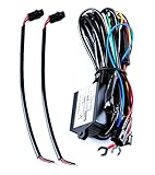 PODOY 12V DRL Daytime Running Light Relay Control Switch Harness for Auto Car Controller On/Off