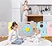 Baby Playpen - Kids 16 Panel Activity Centre Safety Play Yard, Home Indoor Outdoor New Pen (Multicolour,Tortoise and Hare Themed Set)