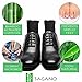 Activated Charcoal Shoe Deodorizer Inserts By Sagano - 2x Extra Large Size Shoe Odor Eliminators to Keep Your Feet and Shoes Fresh and Dry primary