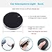BukNikis Cup Holder Mats LED Cup Coaster with Skull Cup Pad Interior Atmosphere Light-Universal (Pack of 2)