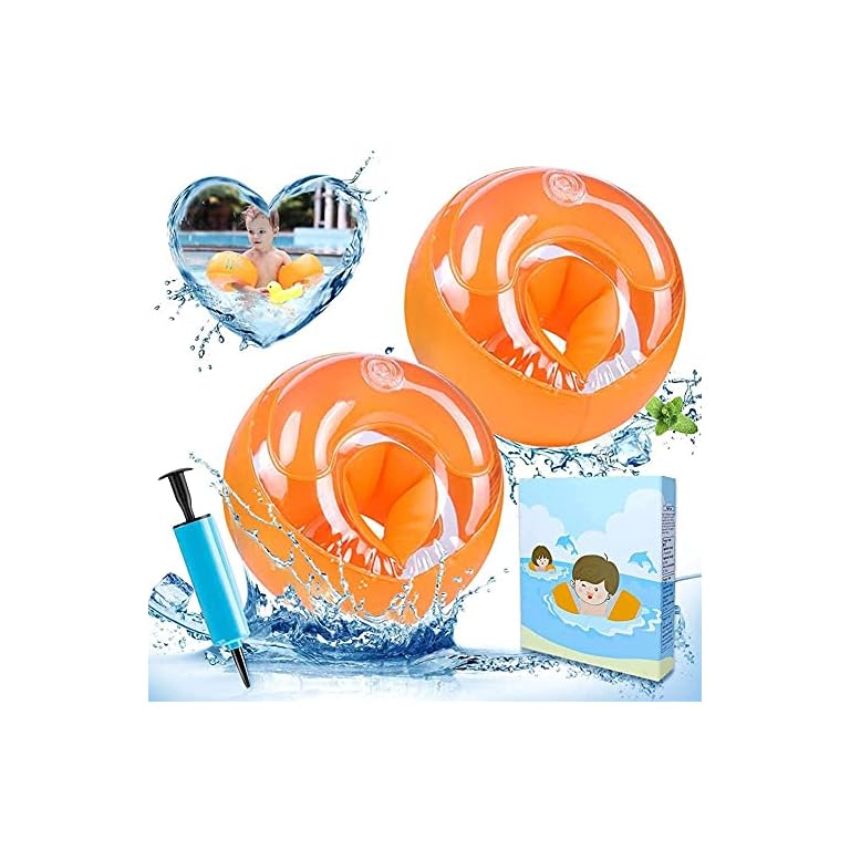 KOROSTRO Manguitos de natación para niños, Discos Flotantes Flotador Bebe Piscina Discos