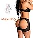 SEXYWG Women's Body Shaper Butt Lifter Tummy Control Seamless Panty,Medium,Black