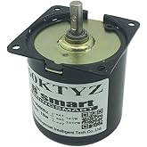 Bringsmart 60ktyz 1rpm AC Synchronous Motor Gearbox Electric Motor 110V | Bringsmart 60ktyz 1rpm Ac Motor Low Noise Electric Motor Barbecue High Torque Low Speed 110V Synchronous AC Reduction Motor