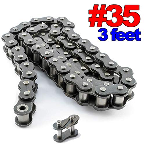 PGN - #35 Roller Chain x 3 feet + Free Connecting Link