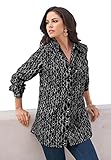 Roamans Women's Plus Size Kate Print Bigshirt