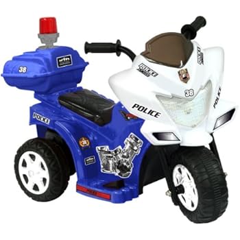 Kid Motorz Lil Patrol 6V, Blue and White