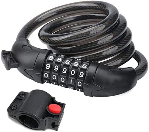 Bike Lock Cable 5 Digit Combination 