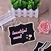 AUSTOR 14 Pcs Mini Chalkboards Signs 4.7 X 6.3 Inch Chalkboard Tags Hanging Message Board Chalkboard Labels for Kitchen and Weddings
