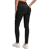 Amzdora Stretchy Jeans for Women High Waisted Jeggings Tummy Control Slim Fit Jeans Pull On with Pockets Stylish Casual