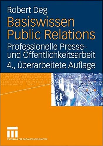 Cover des Buchs: Basiswissen Public Relations: Professionelle Presse- und Öffentlichkeitsarbeit