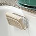 InterDesign Axis Kitchen Sink Suction Holder for Sponges, Scrubbers, Soap - Satin