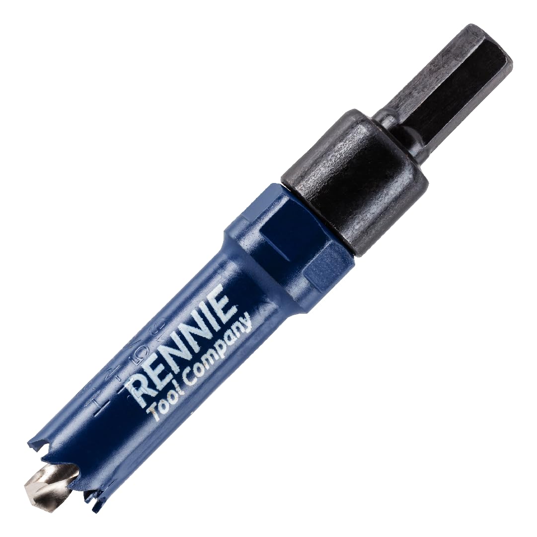 17mm Hole Saw Bi-Metal With Arbor And Pilot Drill For Drilling/Cutting Wood, Plastic, Metal Sheet, Stainless Steel, Pipes, Drywall, Circular Holesaw Set M35 5% Cobalt Bi Metal Hole Cutter
