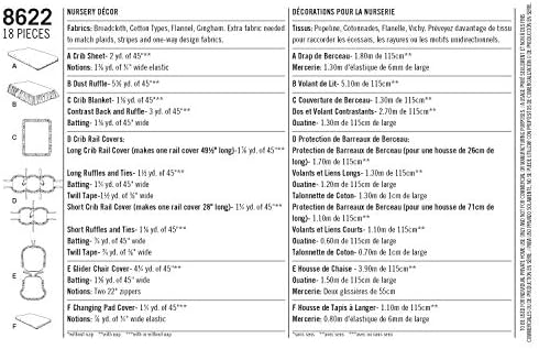 simplicity crib sheet pattern