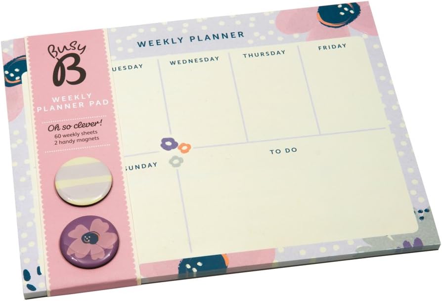 Weekly Planner Pad 60 weekly page pad with 2 perfect as a