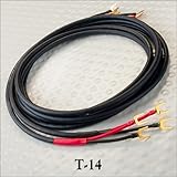 DH Labs T-14 Signature Speaker Cable [Biwired Pairs / Spade Connectors] 6 feet by Silver Sonic