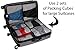 Bingonia 3P-100 Luggage Organizer Packing Cubes with Shoe Bag Included - 4 Piece in Set, Green
