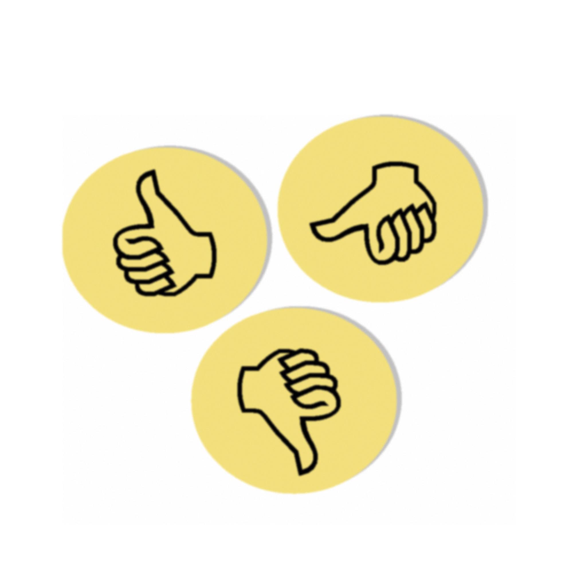 Franken UMZWS ratings Symbols, Thumbs Thumbs Yellow