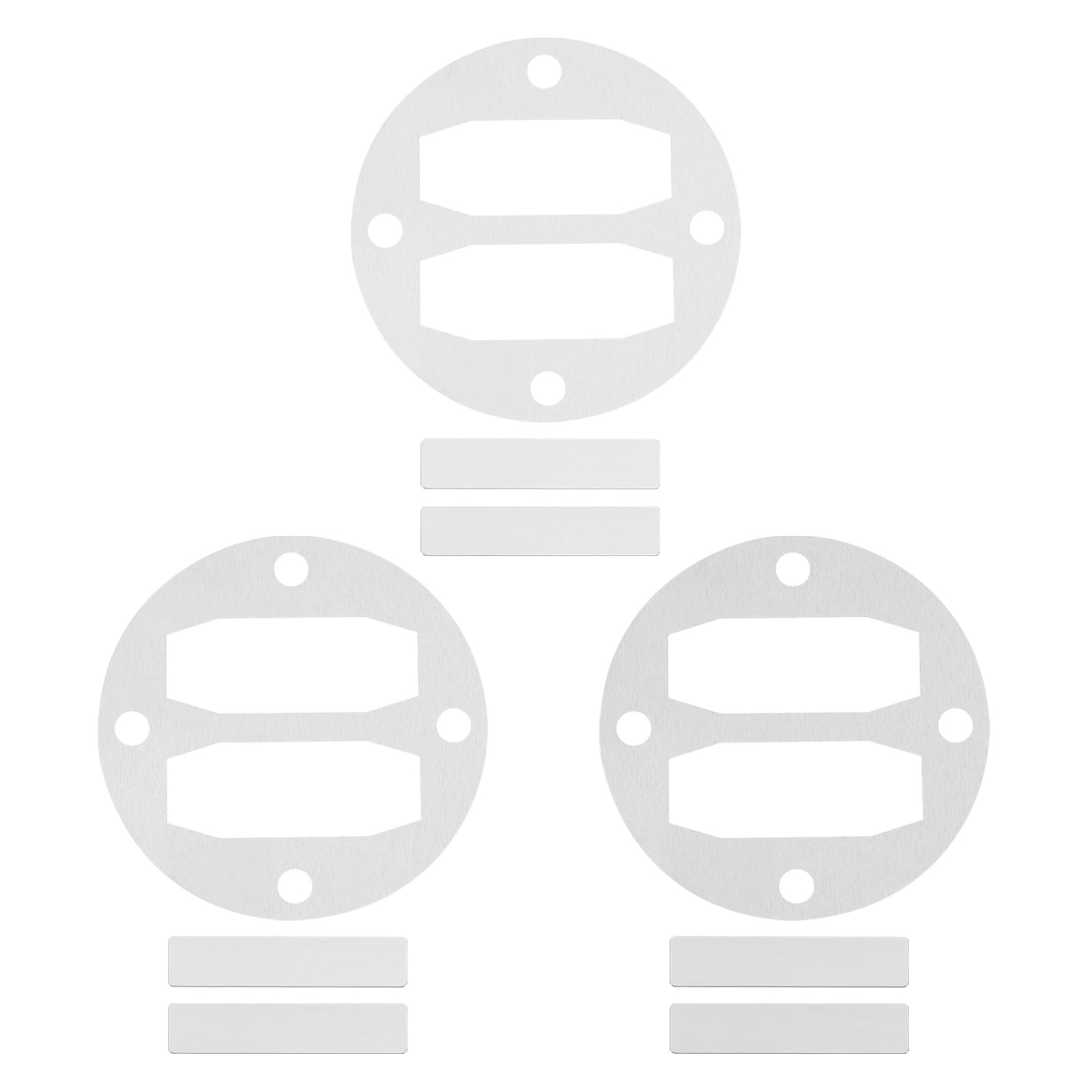 PATIKIL Central Pneumatic Compressor Parts, 3 Sets Replace Freight Air Compressor Head Gasket Kit Reed Valve Replacement