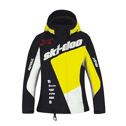  Ladies Ski Doo X Team Jacket Sunburst Yellow L