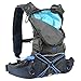 Evecase Hydration Backpack Daypack with 2 Liter Water Bladder for Cycling Hiking Climbing Running Camping and Any Other Outdoor Sport - Black