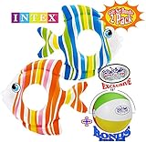 Matty's Toy Stop Inflatable Tropical Fish Swim Rings (32.5