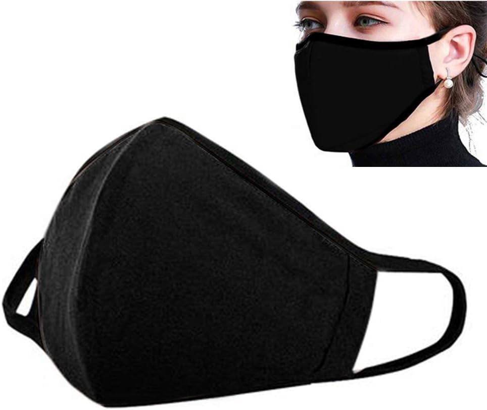 Unine Face Cover Respirator Breathing Filter, Reuseable Washable Cotton Disposable Breathable Safety Air Fog Filters,Protection from Dust for Women Man,Outdoor Indoor Sports Activities Use