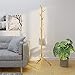 BAMEOS Bamboo Tree Coat Rack Stand- Easy Assembly NO Tools Required - 3 Adjustable Sizes Free Standing Coat Rack, Coat Hanger Stand for Clothes, Suits, Accessories(8 Hooks,Natural Color)