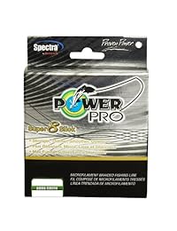 Línea de pesca trenzada pulida Power Pro Super 8 (Aqua Green)
