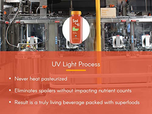 Sol-ti Goji Strawberry SuperAde Organic Cold Pressed Juice - Refreshing Nutrient-Rich Beverage, 9PK