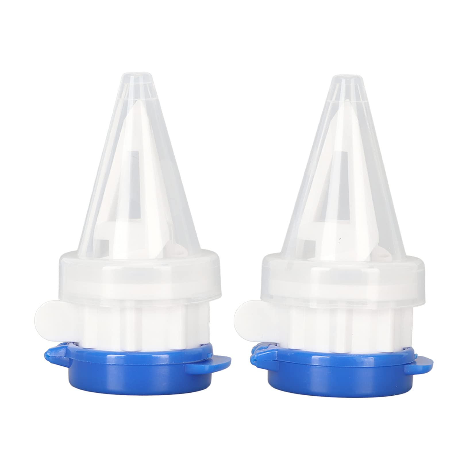 2pcs Bottle Pourer, Milk Drinks Diverter Box Drinks Spout Pourer with Lid Ergonomic Easy to Install Box Drink Splitter for Milk Bottles Milk Carton Box