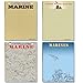 Marine Corps Notepads - 4 Assorted USMC Note Pads - Military - Armed Forces - Semper Fi