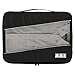 BAGSMART Travel Packing Cubes 3 Sets Luggage Packing Organizer for Carry-on Accessories, Black