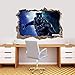 Black Panther Movie 3D Smashed Wall Sticker Decal Decor Art Mural Marvel J968, Regular