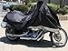 TMS XLarge Black All Weather Dust Storage Cover for Motorcycle