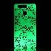 Huawei P9 Case, Luminous Noctilucent Glow in the Dark Case Matching Design Protective Phone Back Cover TPU Shell Case for Huawei P9 (plum blossom)